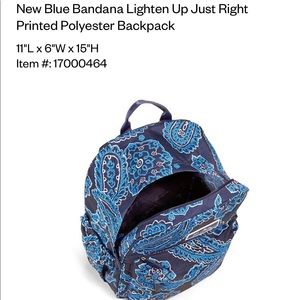 Vera Bradley Lighten Up Just Right Backpack
